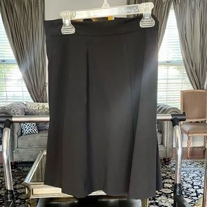 Donna Rae A line black skirt size 2